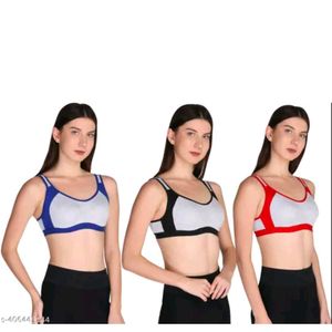 Plain Hosiery Sports Bra For Daily Use