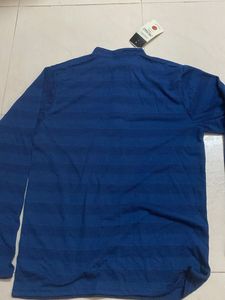 Blue full sleeves cotton Shirt