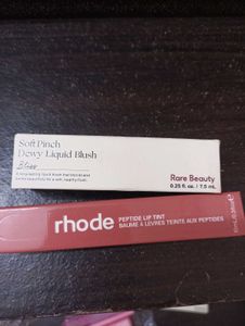 RARE BEAUTY BLUSH AND RHODE