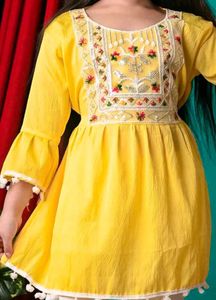 Yellow Trendy Kurti 💛✨