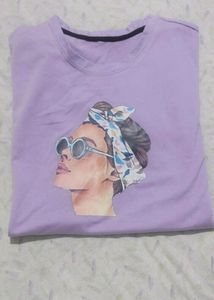 Beautiful Purpul T-shirt For Women