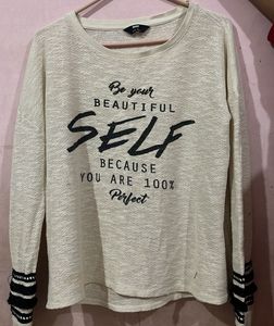 Cute Graphic Print Top