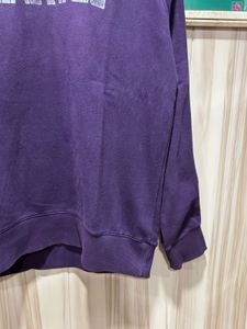 Marvel Crewneck Purple Long Sleeves Sweatshirt