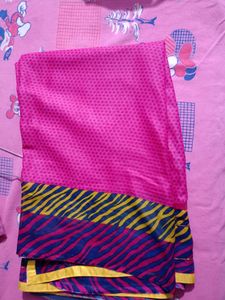 Pink saree