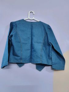 Light Denim Waist Coat