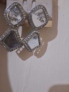 Vintage Rhinestone Cufflinks (Combo) 2 Earing