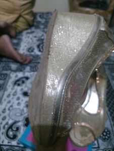 Gold Embellished Flats