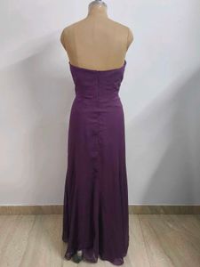 Purple Chiffon Gown