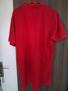 Red USPA Polo T-Shirt