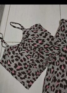 Tiger Print 3 Piece Co-ord Set