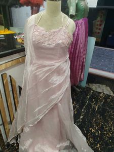 Pink Embellished Ethnic Gown