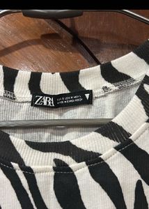 ZARA Zebra Tank Top