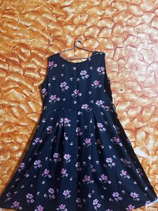 Black Floral Dresss