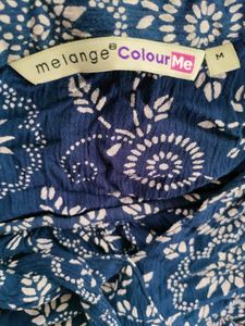 Foral Navy Blue Dress
