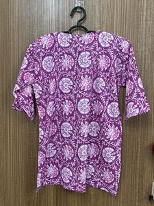 Floral Print Kurta