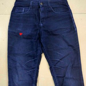 Dark Blue Denim Jeans