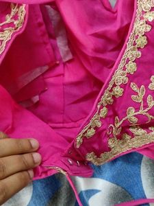 Pink Embroidered Blouse