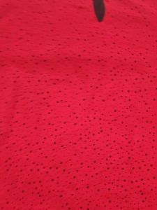 Red Polka Dot Top