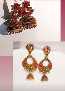 Statement Jhumka Earrings