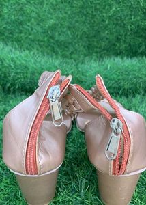 Braided Ankle Strap Heels