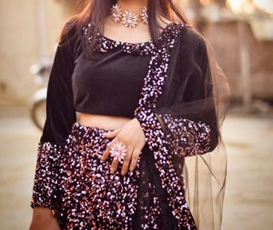 Sparkling Sequin Lehenga Choli