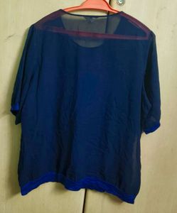 Stylish Blue &amp; Black Top