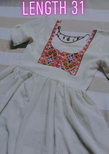 Printrest Inspo Dress With Thread Work