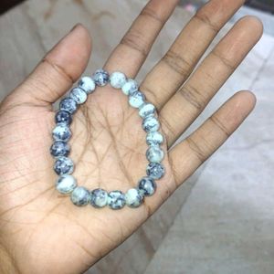 🌑 Moon Jasper Beaded Bracelet 🌑