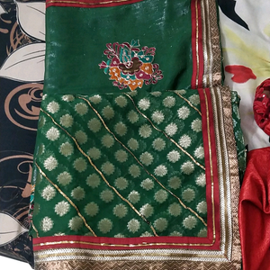 ROYAL GREEN SAREE