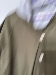 Olive Green Oversized Hooded Jacket