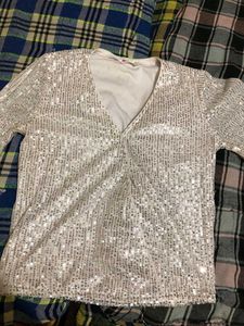 Sequin Top Branded Kotty