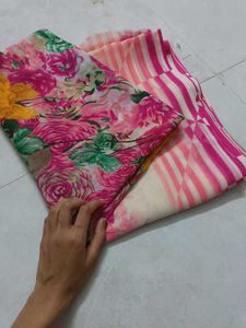 Floral Print Saree