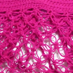 Crochet Flower Crop Top