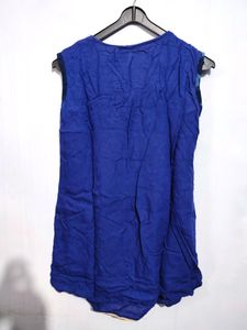 Major Price Drop Navy Blue Printed Top (XXL)