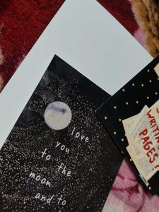 Set of Three aesthetic Bookmarks/ wall stickers