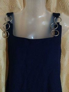 Navy Blue Mini Dress