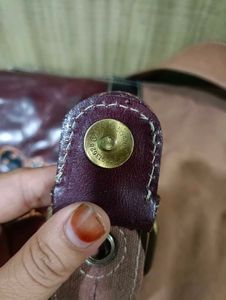 Imported Crossbody Bag with Lizard Design