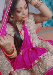 Pink Saree