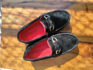 18 Size Black Suede For Ethenic Or Westerns
