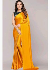 Yellow Silk Saree 💛