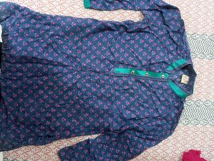 Floral Print Kurti Top