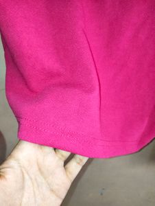 Magenta Pink Crop Top