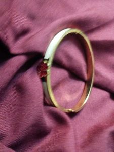 Golden White And Red Bracelet