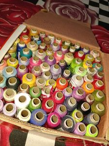 Colorful Thread Spools