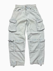 Light Blue Cargo Jeans