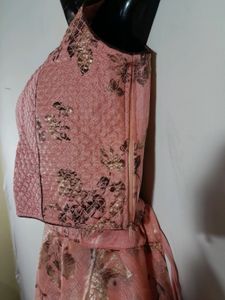 Peach Printed Skirt &amp; Top (Women&#39;s)