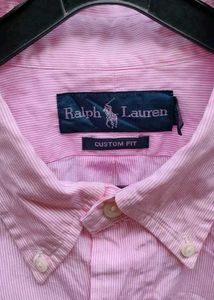 Ralph Lauren Pink Oxford Shirt - Custom Fit