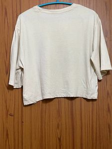 Amomento Crop Crew Neck Tee✨