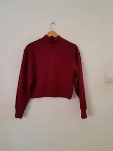 Maroon Casual Sweatshirt (Women's)