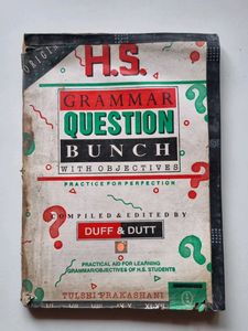 HS Grammar Question Bank With Objectives
